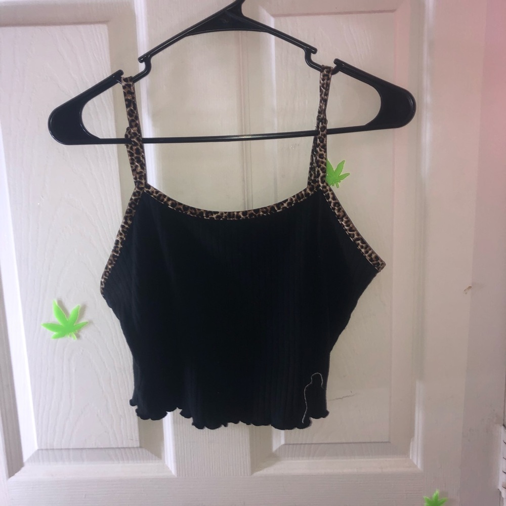 black tank top